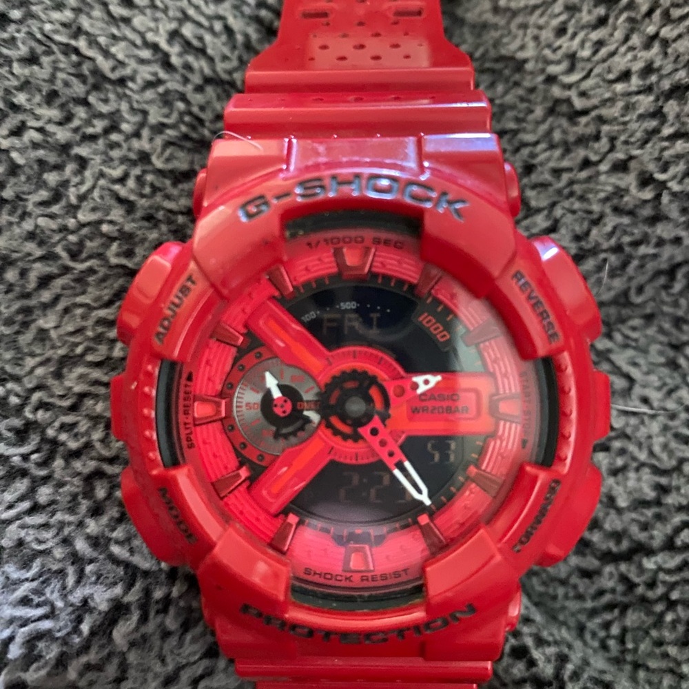 G-Shock Vibrant Red Watch